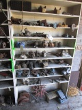 Shelving Unit Full of Parts in Semi Trailer