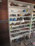 Shelving Unit Full of Parts in Semi Trailer
