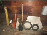Lot of Miscellaneous Parts Against Wall