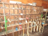 Shelving Unit Full of Parts in Semi Trailer