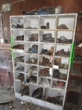 Shelving Unit Full of Parts in Semi Trailer