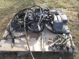 Pallet of Parts with Skid Steer Pins