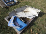 Pallet of Fenders & Mower Discharge Chutes