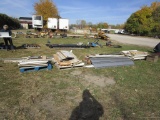 4 Pallets of Miscellaneous Shelving and Steel