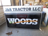 6' x 4' woods Single Sided, Lighted w/ Marquee