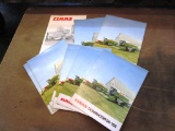 Lot of Vintage Claas Sales Brochures