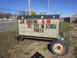 Display Sign w/ Letters