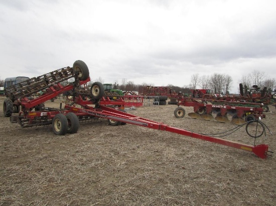 127-3 Unverferth 1225 Dbl. Basket Rolling Harrow