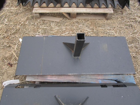 110-18 Skid Steer Trailer Mover Receiver Plate - NEW - USA MADE - NO RESERVE