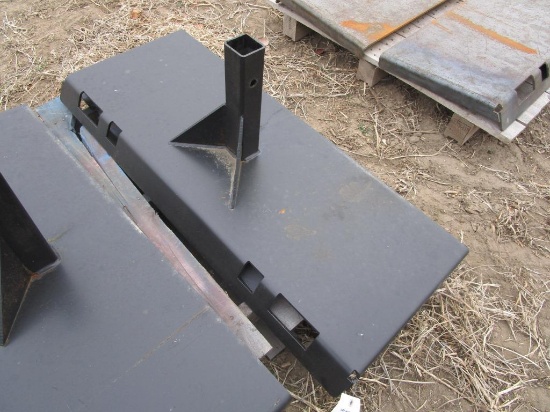 110-17 Skid Steer Trailer Mover Receiver Plate - NEW - USA MADE - NO RESERVE