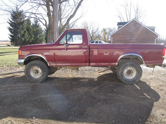 203-5 BARN FIND 1989 F-250 4x4 - ONLY 70k Mi.