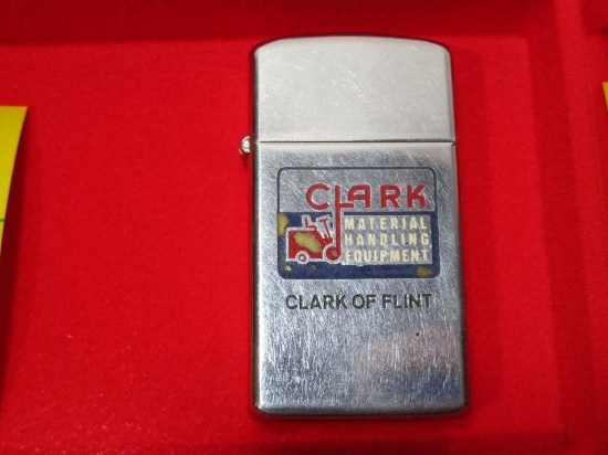 Zippo Lighter Clark Material Handling of Flint