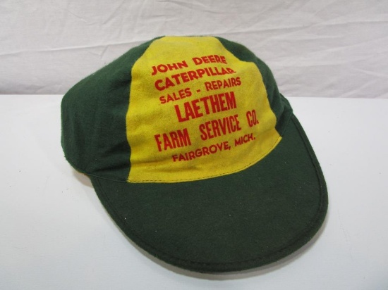Very Rare John Deere/Caterpillar Dealership Felt Hat
