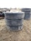 113-22 Lot of 3 Truck Tires and Rims 245-70 R19.5