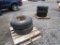 201-10 Lot of (5) 10.00x15 Low Boy Tires and Rims