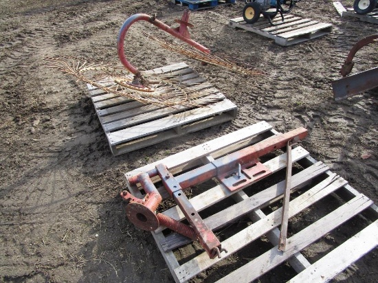 111-4 Hay rake for JD narrow front tractor