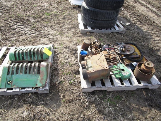 111-5 Lot of (2) Pallets of JD 2 Cylinder Parts and Misc.