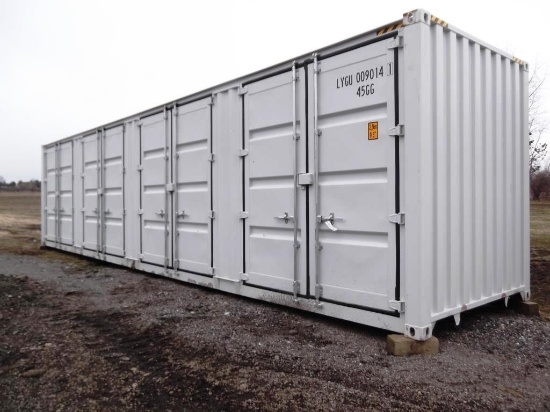 100-1 NEW 40' Shipping Container w/ 4 Side Doors