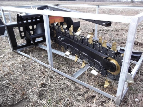 118-41 NEW Skid Steer 48" Trencher