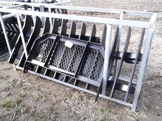118-34 NEW Skid Steer Root Rake
