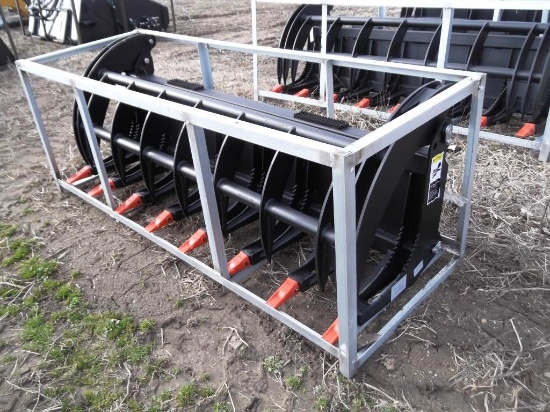 118-7 NEW 78" Skid Steer Grass Fork Grapple