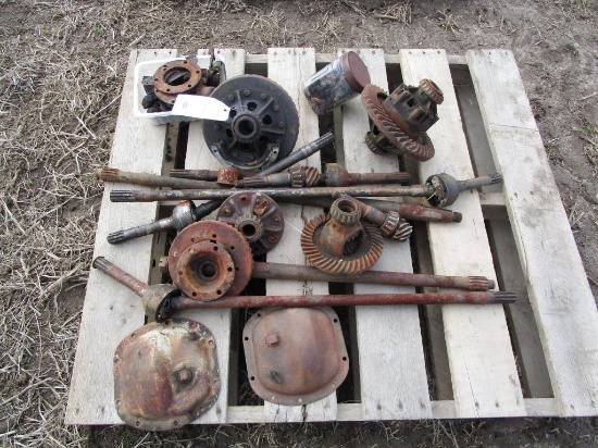 109-3 Pallet of Vintage Willy's Parts
