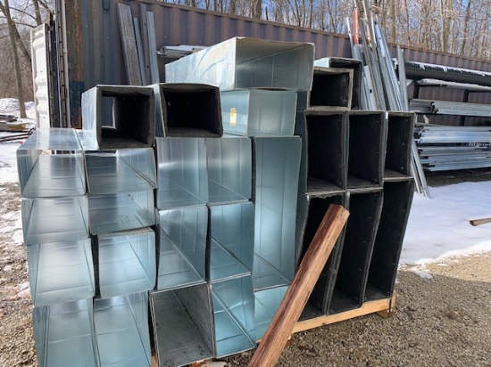 159-6 HUGE LOT OF DUCT WORK