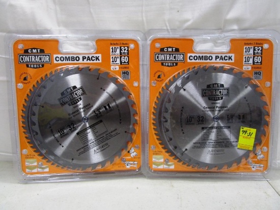 99-31 Lot of 4 NEW 10" Saw Blades