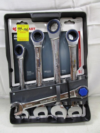 99-106 NEW Jobsmart Jumbo Ratcheting Combination Wrenches - Metric