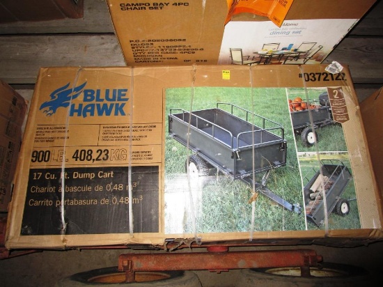 99-304 NEW 17 Cu. Ft. Blue Hawk Dump Cart