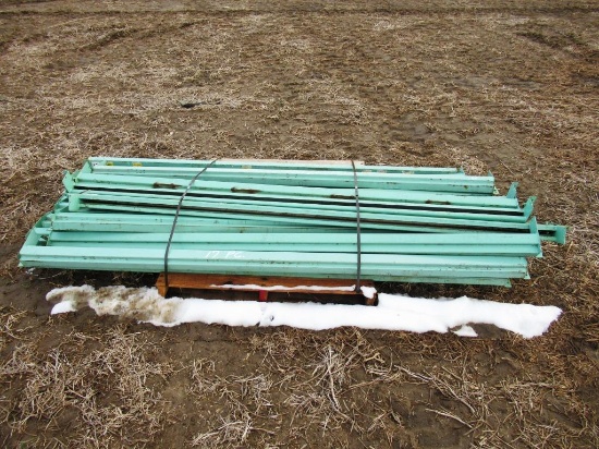 113-7 Lot of (24) 8' Pallet Racking Rails