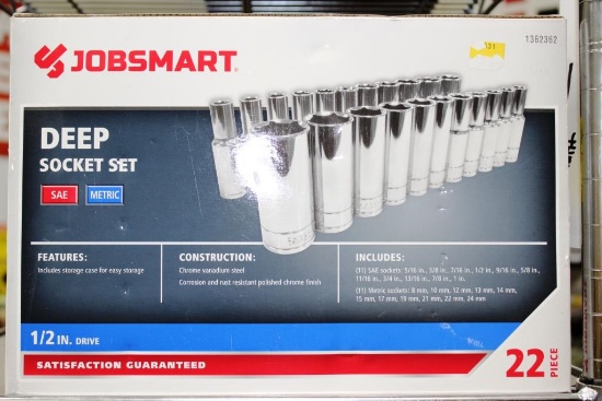 99-67 NEW Jobsmart Deepwell Sockets