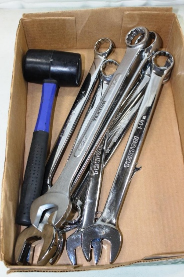 99-529 Lot of Tools w/ Hammer and Wrenches