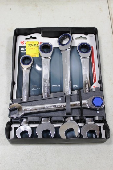 99-105 NEW Jobsmart Metric Ratcheting Combination Wrenches