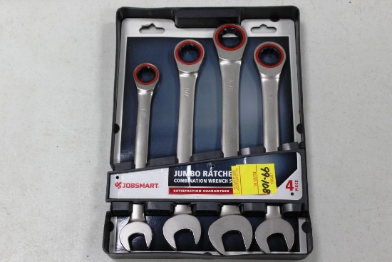 99-108 NEW Jobsmart Standard Ratcheting Combination Wrenches