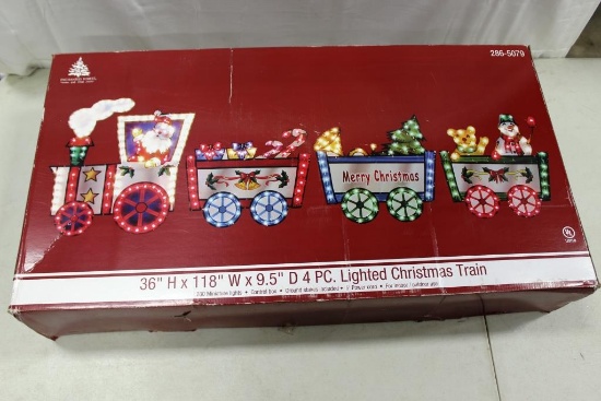 99-155 NEW 36" Lighted Christmas Holiday Train