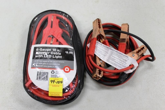 99-154 Lot of 2 Jumper Cable Sets