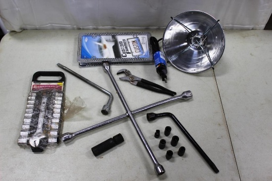 99-159 Lot of Misc. Tools incl. 4 Way Wrench
