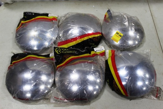 99-156 Lot of 6 Baby Moon Hubcaps