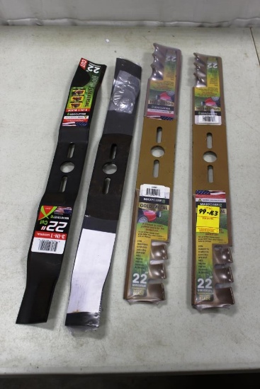 99-163 Lot of Various Mower Blades