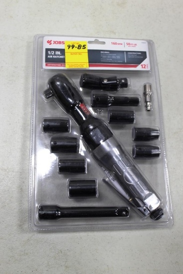 99-85 NEW Jobsmart 1/2" Air Ratchet Kit