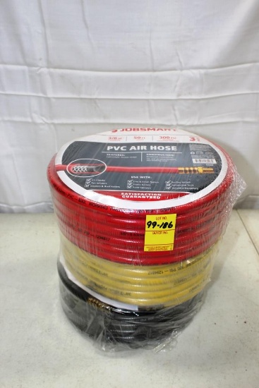 99-186 Lot of 3 NEW 3/8" Air Hose - 50' Each