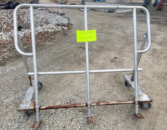 159-5 Roll Away Crate Cart - Perfect for Drywall or Plywood Storage