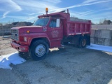 210-1 1986 Ford F-600 Dump Truck - ONLY 123k MILES!