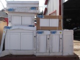 99-302 Large Lot of NEW White Cabinets