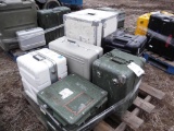 152-3 Lot of Pelican Plastic and Aluminum Storage Cases