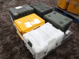 152-6 Lot of Pelican Plastic and Aluminum Storage Cases