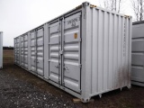 118-14 NEW 40' Shipping Container w/ 4 Side Doors