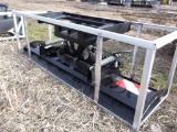 118-32 NEW Skid Steer 7' Hyd. Blade