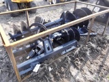 100-11 NEW Skid Steer Auger w/ 3 Bits